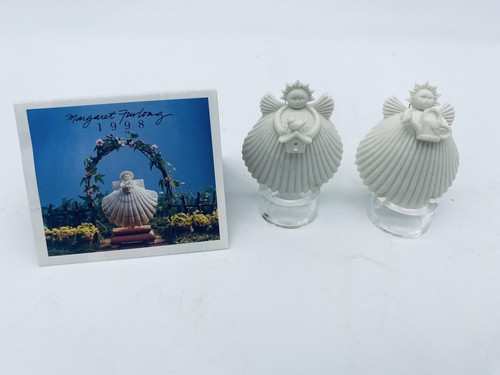 Margaret Furlong Ornament 1998 Gardening Friends 2 Angels Gift Box Set Vintage - 第 3/9 張圖片