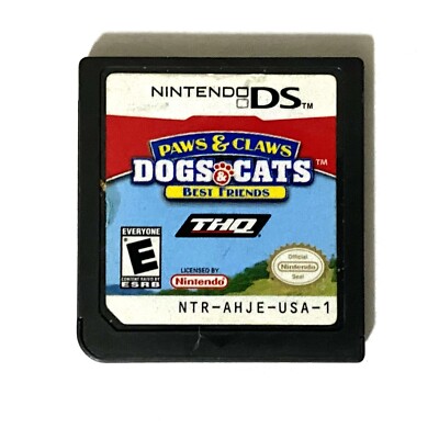 Paws & Claws: Dogs & Cats Best Friends (Nintendo DS) Cartridge Only - Tested