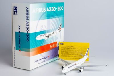 Modèle Avion AirFrance Airbus A330 - 20 Cm En Alliage Métal, Moulé Sous Pression Avec Support - Décoration Bureau, Cadeau
