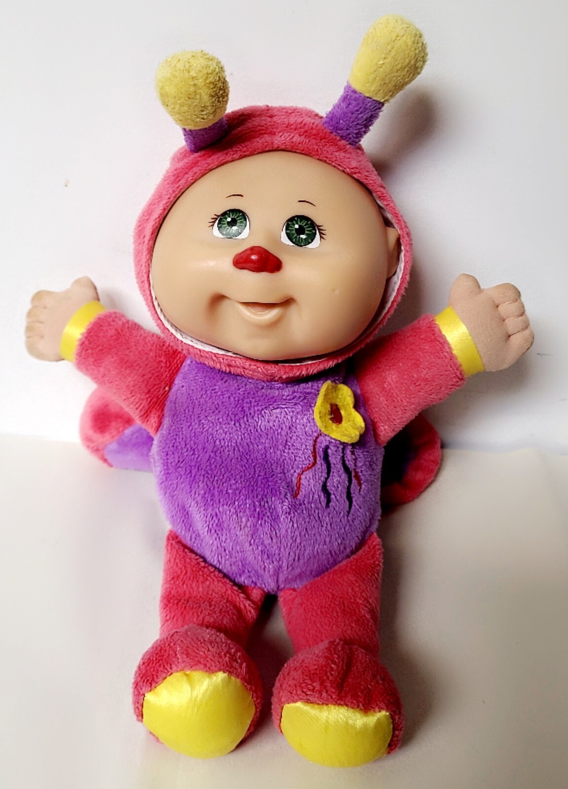 2015 Cabbage Patch Cuties Kids Butterfly Plush Toy Doll in Pink & Purple
