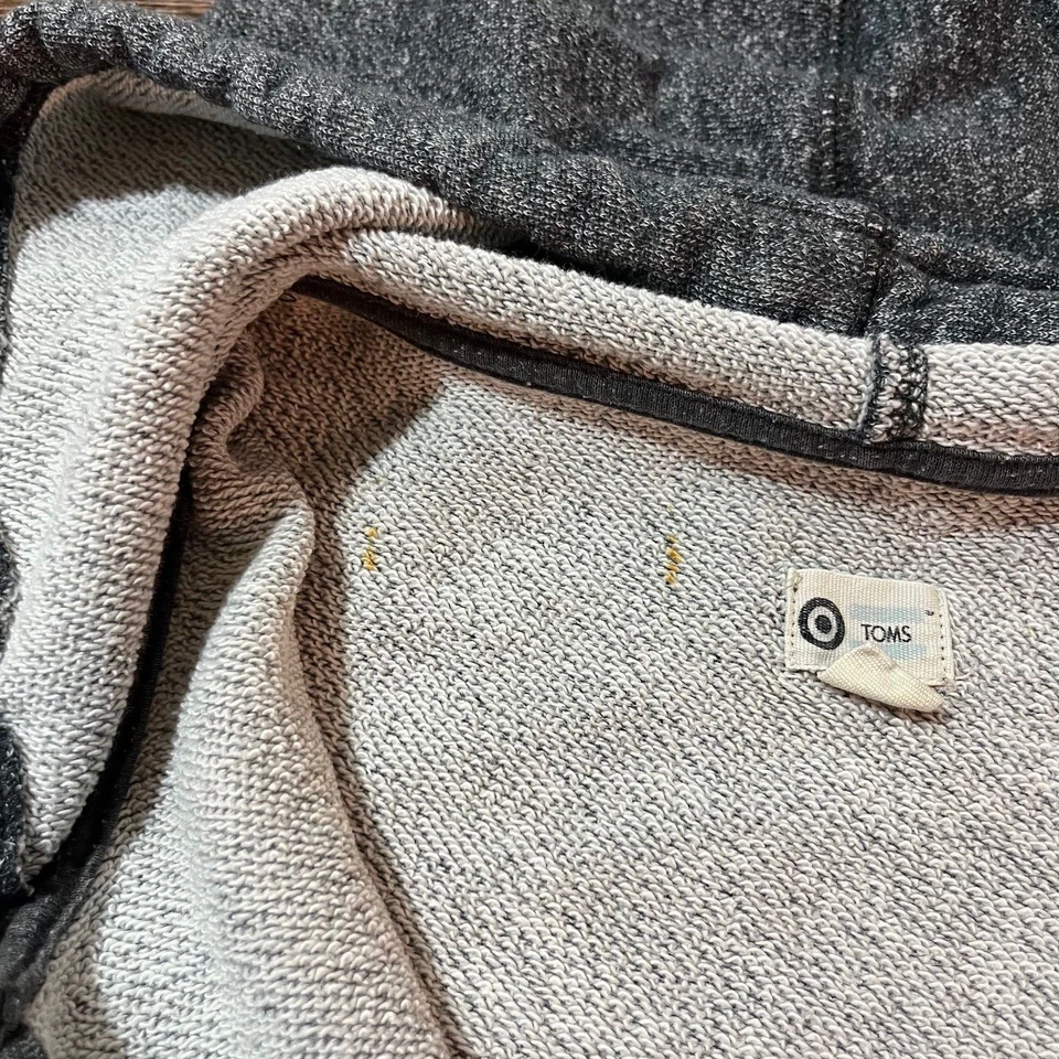 Toms For Target Gris Cremallera Completa Sudadera con Capucha Chaqueta Sudadera Para Mujer Talla Mediana DEFECTUOSA Foto 4 de 4