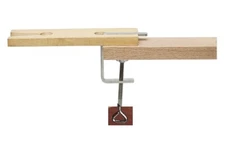 1 Wood & Steel Bench Pin 7-1/2 x 2-inch Rectangle with V-slot & C-Clamp 