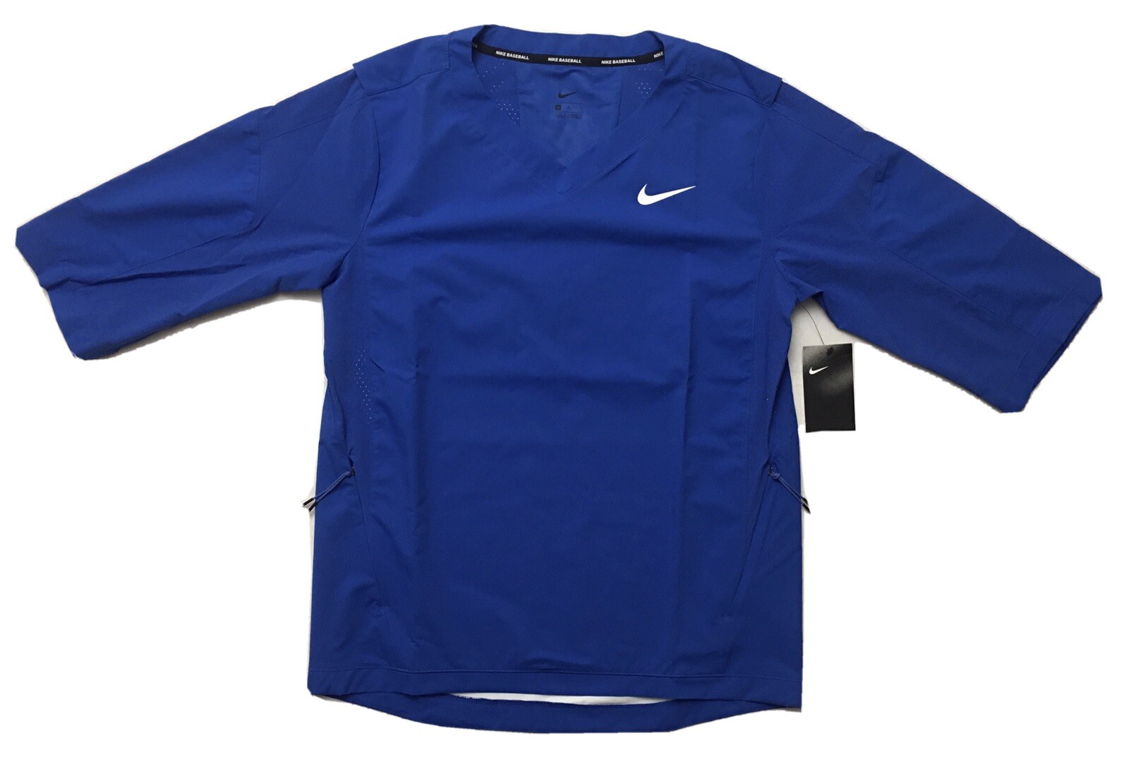 Nike Men’s Baseball Jacket 3/4 Sleeves Color Blue MSRP 85 NWT Size