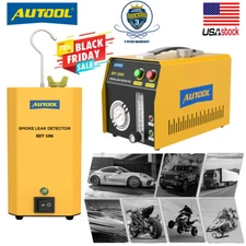 AUTOOL Smoke Machine Automotive EVAP Leak Detector Vacuum Diagnostic Tester US