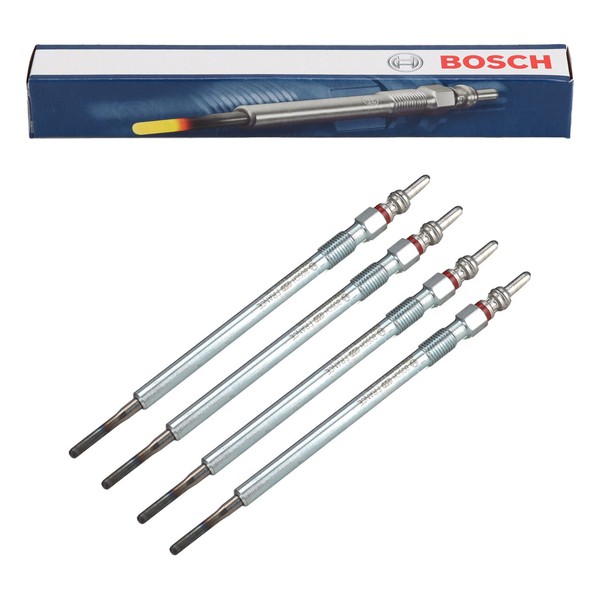 4X Bosch GLP2-HS GLP202 GlüHkerze FüR Mercedes W169 W245 160/180/200 CDI OM640-image