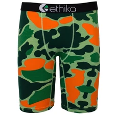 ETHIKA THE STAPLE FIT PEAS & CARROTS MEN UNDERWEAR NO RISE BOXER SHORTS BRIEFS