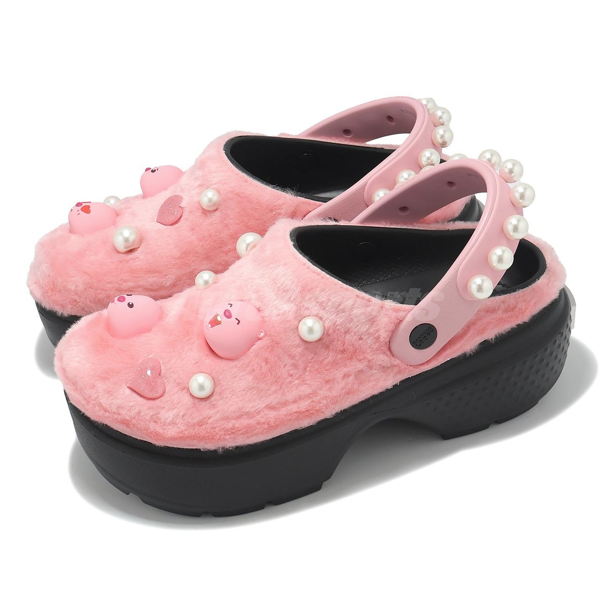 Crocs x Zanmang Loopy Stomp Clog Pink Men Unisex Platform Crocs x Zanmang Loopy Stomp Clog Pink Men Unisex Platform