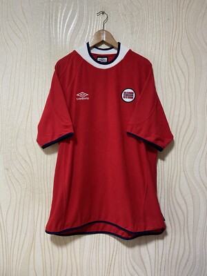 NORWAY 2000 2002 HOME FOOTBALL SHIRT SOCCER JERSEY UMBRO sz 2 XL