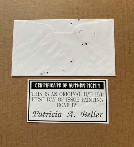 US FDC Pat Beller Cachet Hand-Painted #3000 k,m Popeye Dick Tracy 42/50 1995 - Picture 2 of 3