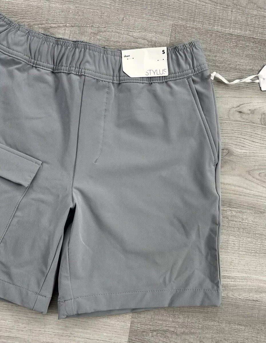 JC Penney STYLUS Cargo Shorts Gray Umbra Men's Size Small S NEW