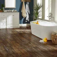 Mohawk Home Woodmill Oak Waterproof Laminate 12mm Thick Plank With 2mm Attached