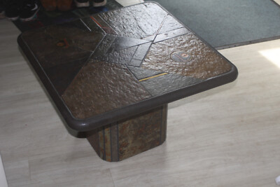 Mid Century Design Beistelltisch Paul Kingma Brutalist Signiert