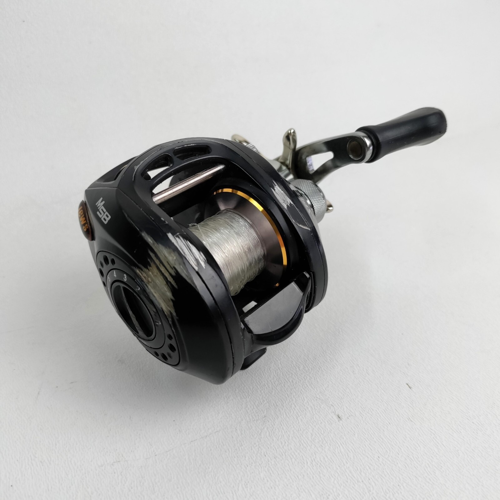 Team Lews M58 Black Baitcasting Speed Spool LFS 7.5:1 TLCBISH Reel RH