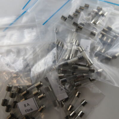  80x Feinsicherung Glassicherung Sortiment je 10x 0,5A 1A 2A 3A 4A 5A 8A 10A