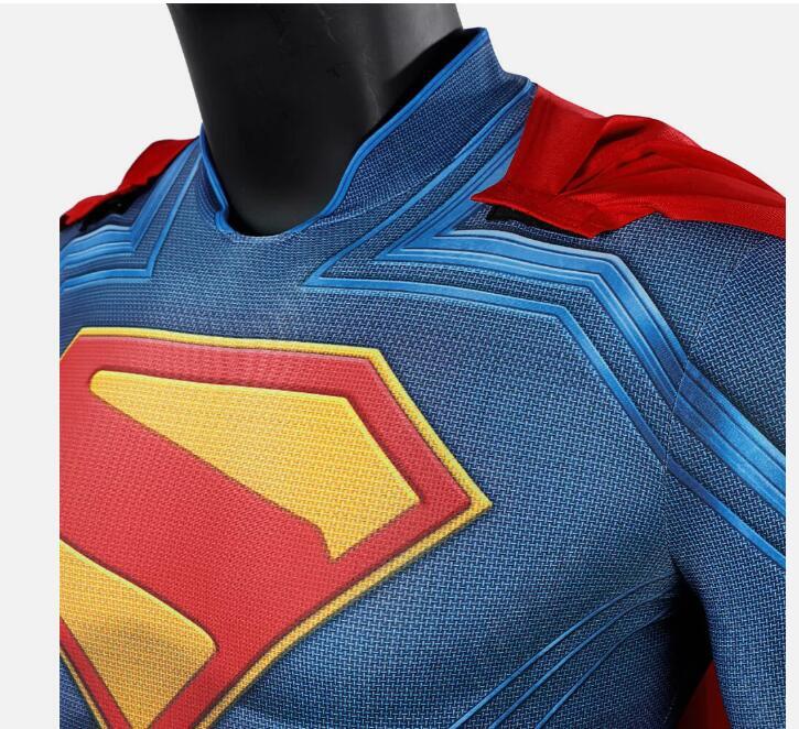 Superman: Legacy Jumpsuit Suit Superman Cosplay Costume Superhero Bodysuit Cloak