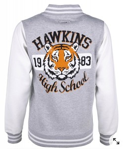 stranger things letterman jacket