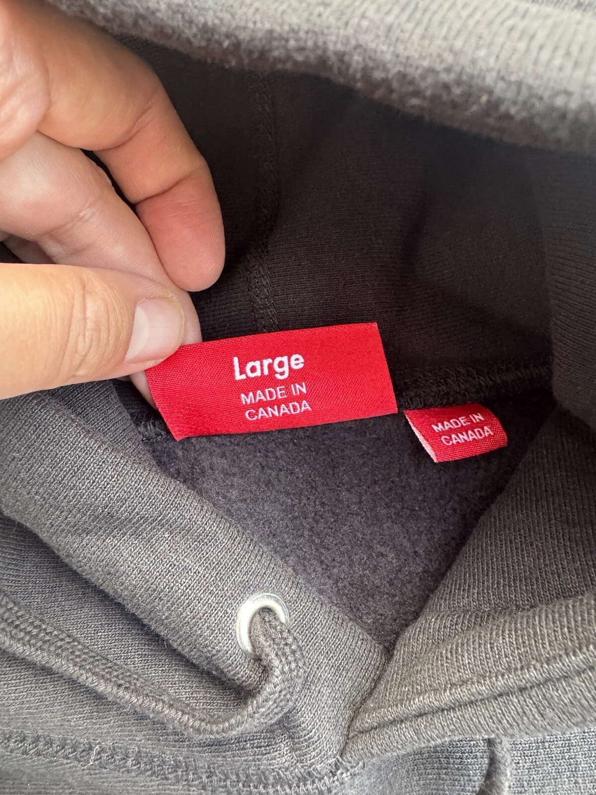 Felpa con cappuccio Supreme Box Logo 2024 NLack Taglia Large L Cappuccio Bogo