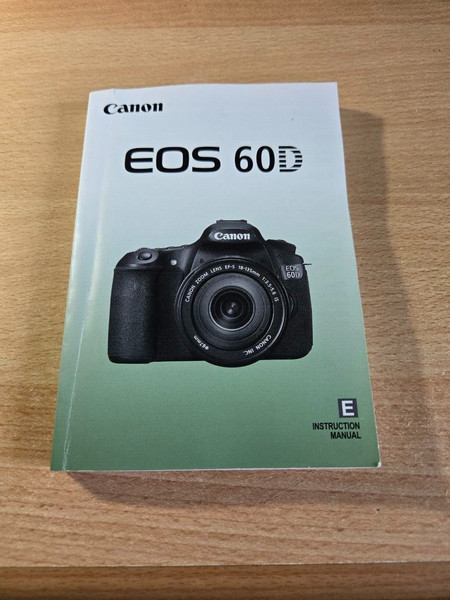 CANON  EOS 60D FULL USER GUIDE INSTRUCTION MANUAL ENGLISH ORIGINAL 323 PAGES