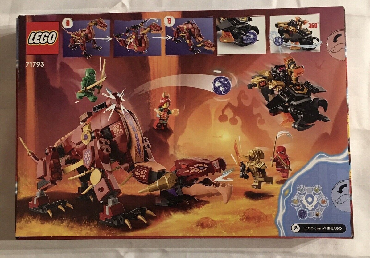 LEGO NINJAGO: Heatwave Transforming Lava Dragon Building Toy Set