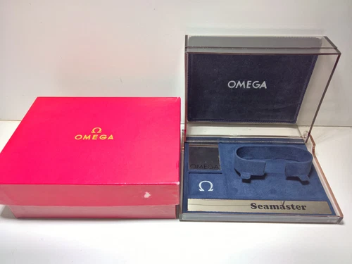 ULTRA RARE VINTAGE OMEGA SEAMASTER BECUCCI WATCH BOX 70/80S GENUINE