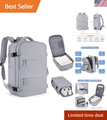 Personal Item Travel Backpack For Women Men Airline Approved Carry On Backpac...