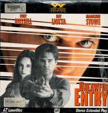 Unlawful Entry Laser Disc Special Widescreen Edition Kurt Russell Ray Liotta  93