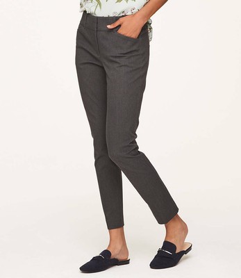 LOFT Modern Skinny Ankle Pants Petite Size 0P Grey Light Charcoal | eBay