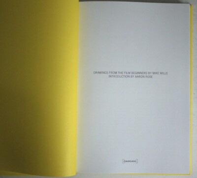 DRAWINGS FROM THE FILM BEGINNERS by Mike Mills - Hardcover [Rare