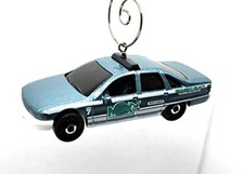 Christmas Ornament for 1994 Chevy Caprice Police Marine Life Rescue Blue