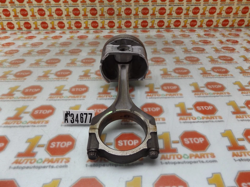 2008-2010 HONDA ACCORD 3.5L  PISTON W/ CONNECTING ROD 13010-R70-A00 OEM - Image 3 of 4