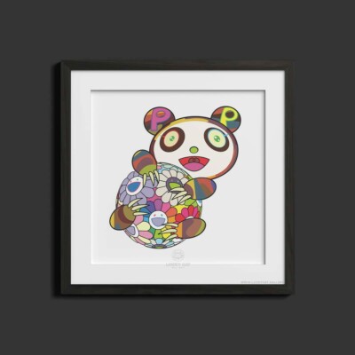 TAKASHI MURAKAMI 'A Panda Cub Hugging a Ball of Flowers' SIGNED