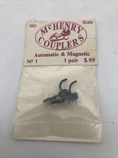 McHenry Couplers HO #1 Knuckle Coupler Automatic and Magnetic 1 pair Free Ship