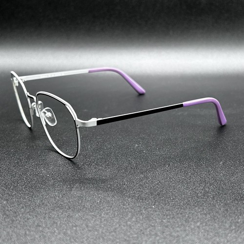 Eyefunc London 757 65 Eyeglasses Frame Purple Gray 50-19-135 EUC