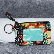 Vera Bradley Small Floral Zip ID Wallet