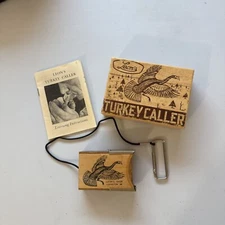 Vintage 1950 Leon's Turkey Caller Turkey Call Lexington, VA Original Box, Manual