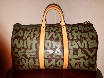 RARE Louis Vuitton Monogram Graffiti Keepall! | eBay