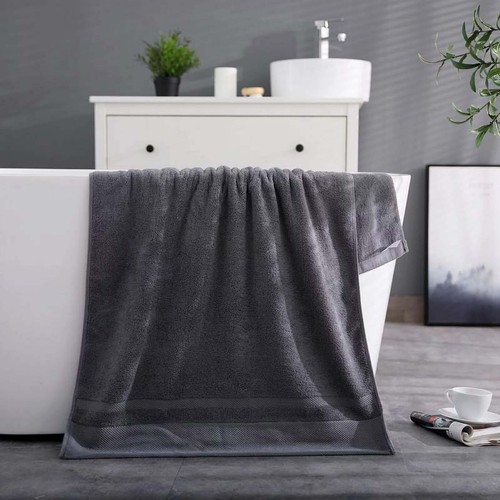 100% Cotton Soft Towels 600 GSM FACE Cloth HAND Towel BATH SHEET Hotel Ash Grey - Picture 11 of 11