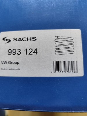 SCHRAUBENFEDER FAHRWERKSFEDER VORNE SACHS 993 124 P FÜR AUDI A6,A4,B8,4GC,4GD