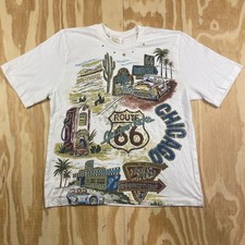 Vintage 90s Route 66 Graphic T-Shirt – Made in USA – Men’s Large