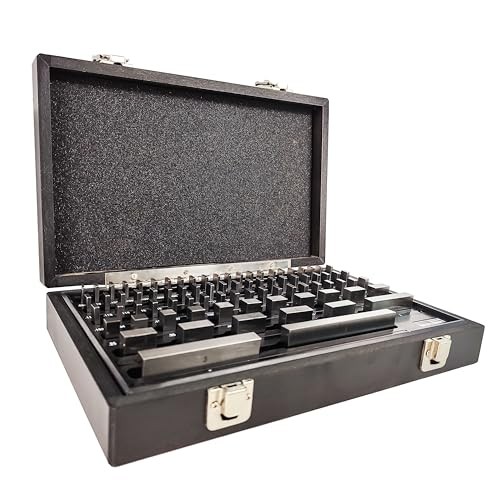HFS(R) 81PCS Grade Economy Gage, Gauge Block Set, Precision Tool 0.1001 to 4 In