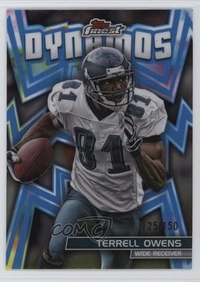 2024 Topps Finest Dynamos Sky Blue Refractor /150 Terrell Owens #DYN-27 HOF 0o4t