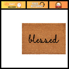 Blessed Doormat 24x48 - Durable Outdoor Welcome Mat for Home Entryway Decor