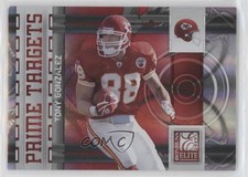 2009 Donruss Elite Prime Targets Red 105/199 Tony Gonzalez #15 HOF 0x0h