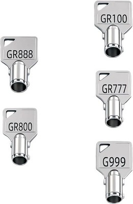 GR777 GR800 GR888 GR100 GR999 Tubular Key Set of 5, for Greenwald & Speed Queen