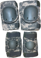USGI Tactical Combat Knee Elbow Pads Set, ACU Pattern, RFI Issue, Medium NWOT