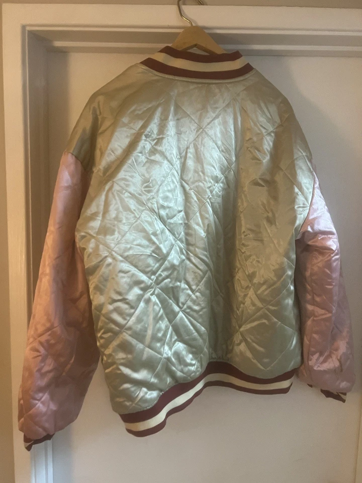 Scotch & Soda Embroidered Satin Bomber Jacket Reversible  - Image 3 of 4