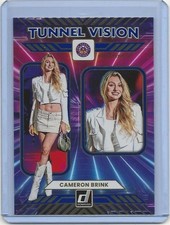 2025 Panini Donruss Tunnel Vision Press Proof Blue Cameron Brink #8 Sparks