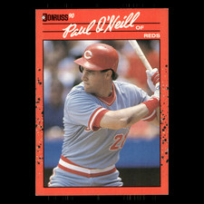 Paul ONeill #198 1990 Donruss Cincinnati Reds Baseball Card MLB