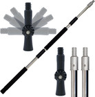 ✅NEW - Paint Roller Extension Pole 4-12Ft Adjustable Long Handle for Painting &