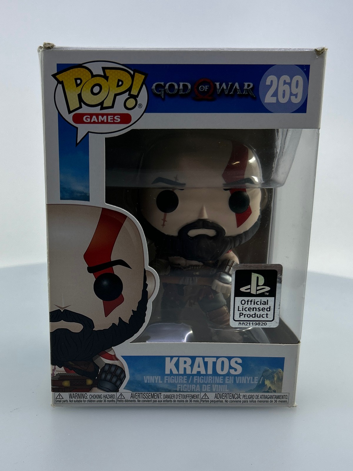 Funko Pop! Games God Of War Kratos #269 Vinyl Figure Damaged Box See Pics